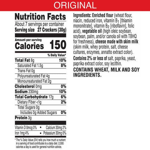 Snack Cheez-it Original Cracker