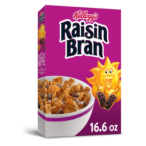 Kelloggs Raisin Bran Cereal, 16.6 Ounce -- 10 per case.