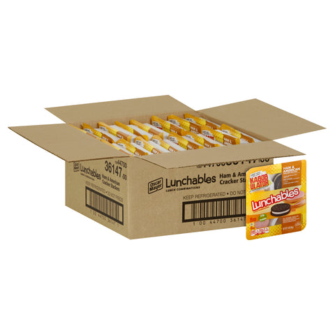 Oscar Mayer LUNCHABLE ENTREE HAM AMERICAN CHEESE & CRACKER
