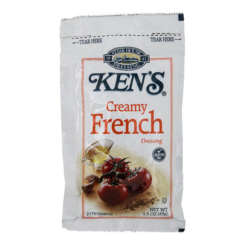 Ken's Foods DRESSING FRENCH CREAMY SINGLE SERVE POUCH