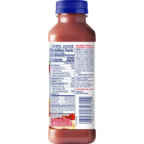 Naked Juice JUICE RED MACHINE 100% PLASTIC BOTTLE REFRIGERATED