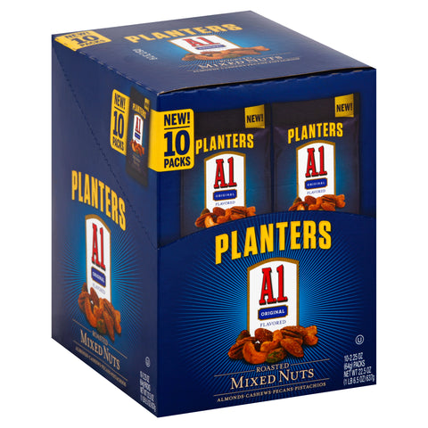 Planters NUTS MIXED ROASTED SNACK A1 STEAK SAUCE