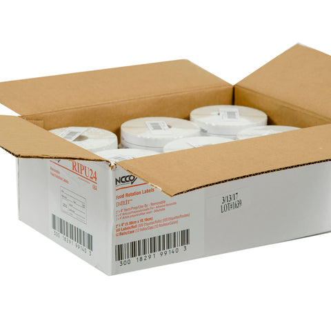 National Checking LABEL REMOVEABLE PREP USE BY 2X4