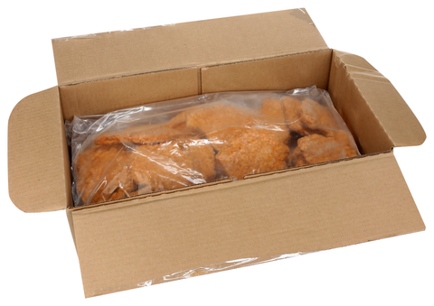 Advance Food Breaded Pork Patties, 3.2 Ounce -- 50 per case.