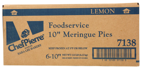 Chef Pierre PIE LEMON MERINGUE 10
