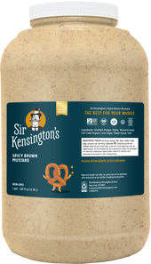 Sir Kensington's MUSTARD BROWN SPICY GLASS JAR