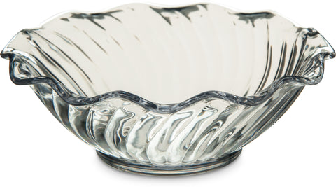 Dish Plastic Berry Clear Tulip 5 Oz