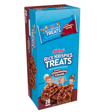 Kellogg's® SNACK BAR RICE KRISPIES TREATS® DOUBLE CHOCOLATEY CHUNK