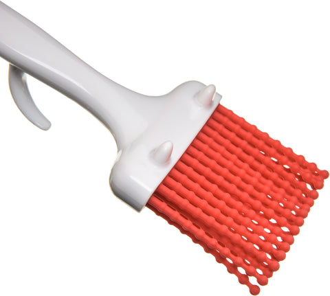 Brush Pastry Silicone W/ Hook Red 3