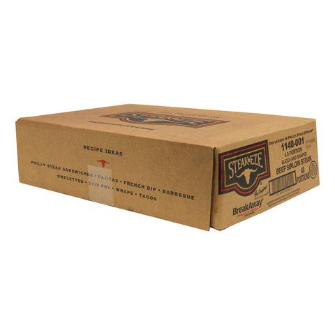 Advance Food Break Away Sirloin Beefsteak, 4 Ounce -- 48 per case.