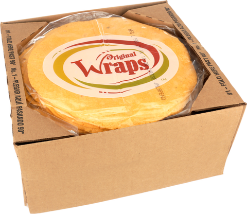Mexican Original® TORTILLA WRAP FLOUR PRESSED CHEESE JALAPEÑO FLAVORED 12