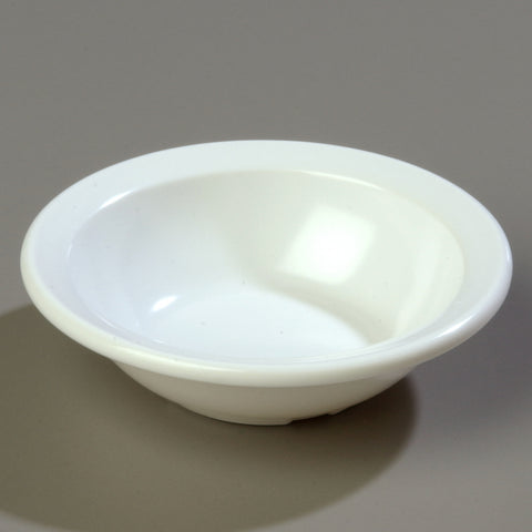 Carlisle BOWL FRUIT KINGLINE™ MELAMINE RIMMED WHITE 4.75 OZ
