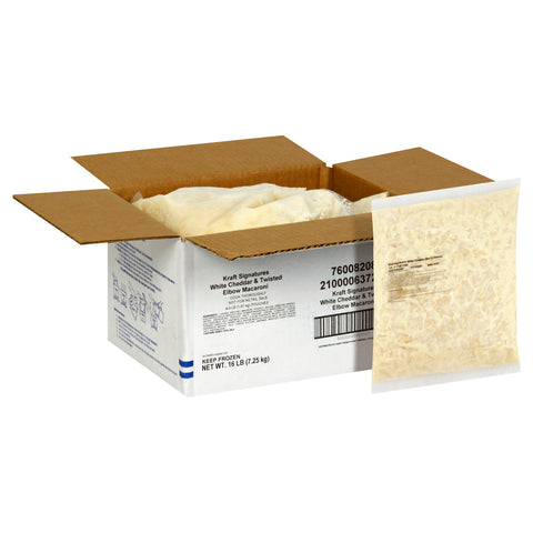 Kraft Signature White Cheddar Cheese, 4 Pound -- 4 per case