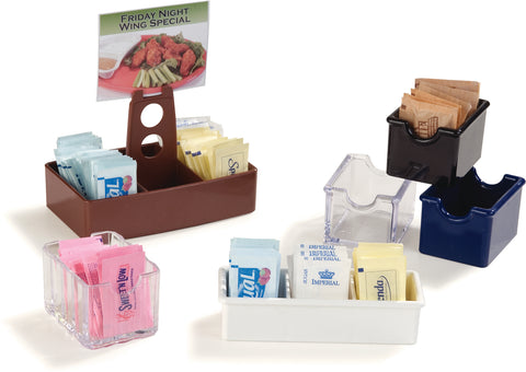 Carlisle CADDY SUGAR PLASTIC CLEAR 20 PACKET